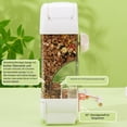thumbnail image 4 of Ktlvex Automatic Bird Water Dispenser, Bird Cage Water Dispenser, Plastic No Mess Suspended Birds Feeder No Drip for Cockatiel Budgie Conure Lovebirds, Beige, 4 of 4