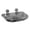 Light Gray, variant on Cat Window Perch, Transparent Suction Cup Hanging Bed with Panoramic View, Space-Saving Indoor Cat Shelf for Sunny Window & Balcony Yellow