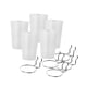 thumbnail image 4 of 5 Vasos Surtidos de Tablero Perforado Zulema con Anillos y Ganchos, 4 of 8