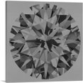 thumbnail image 1 of ARTCANVAS Charcoal Gray Brilliant Cut Diamond Jewel Canvas Art Print - Size: 36" x 36" (1.50" Deep), 1 of 9