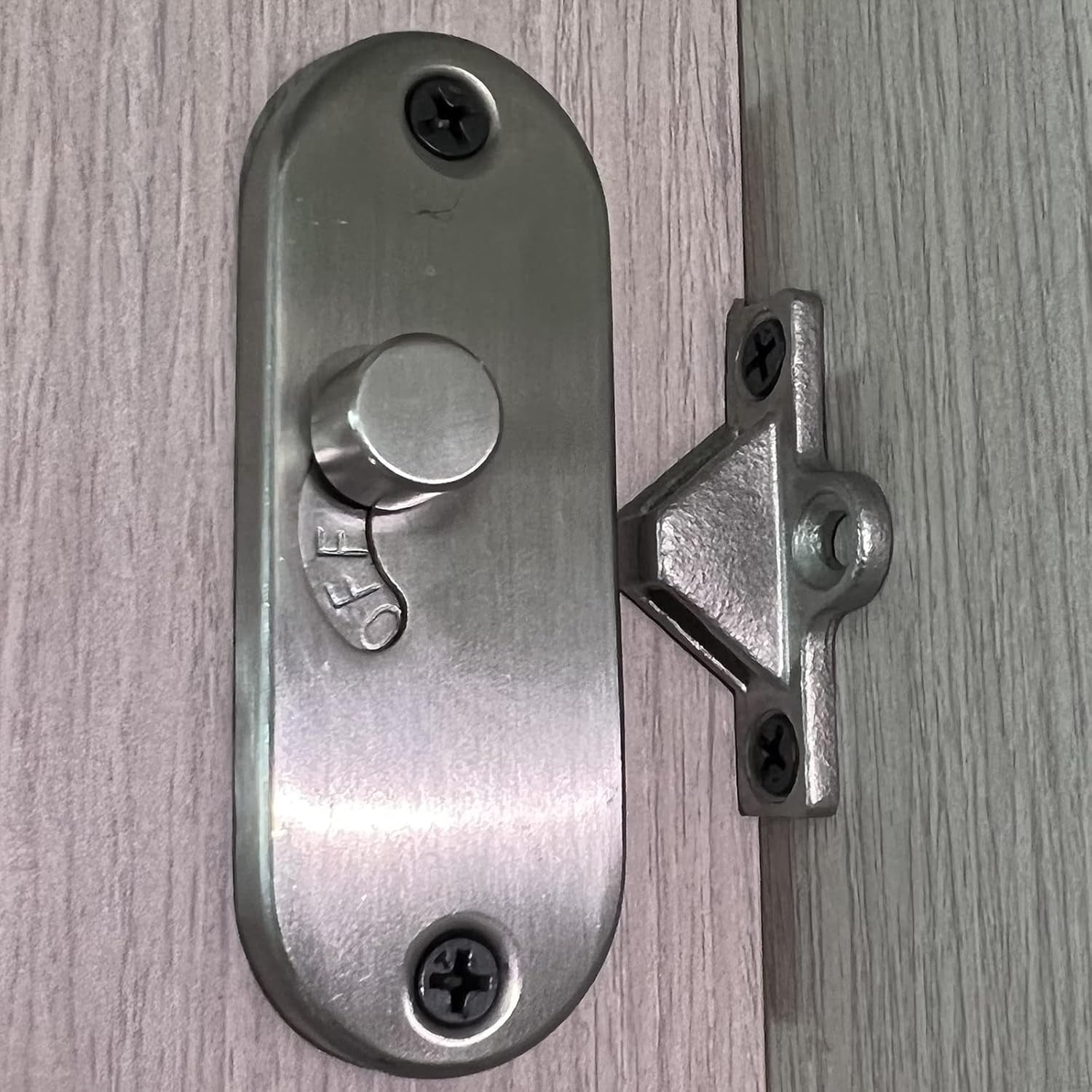 SONGAUN Mechanical Password Cabinet Lock, Rotary Lock for Double Doors, Keyless Combination Door Lock, Black