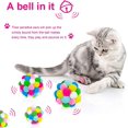 thumbnail image 3 of PC pelotas de juguete para gatos-juguete colorido de pelota para gatos campana integrada Interac, 3 of 5
