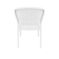 thumbnail image 4 of Compamia Daytona Resin Wickerlook Patio Dining Chair in White, 4 of 12