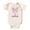 Natural Bodysuit, variant on Easter Bunny Ears & Boots Baby Bodysuit for Girls Pink Spring Western One-Piece Peach Bodysuit 24 Months