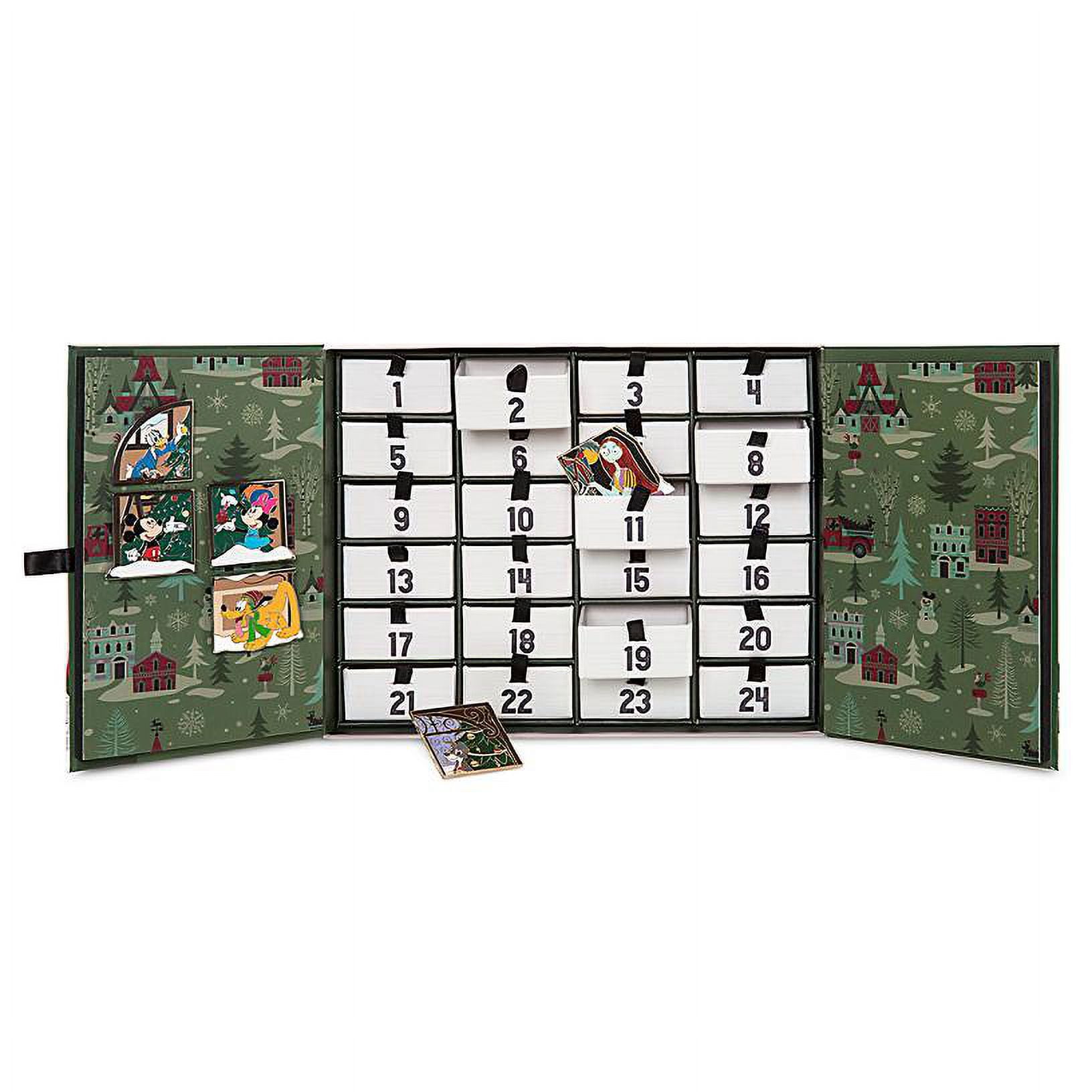 Disney Yuletide World of Disney Holiday Countdown Calendar Pin Set Limited  New - Walmart.com