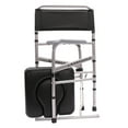 thumbnail image 4 of Folding Shower Seat with Adjustable Height, Comfortable Cushion, and 385.81lbs Weight Capacity, Rust-Resistant Aluminum Alloy Frame, 4 of 8