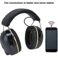 thumbnail image 2 of Orejeras de protección auditiva Bluetooth 5.0 con cancelación de ruido y control de voz sobre la cabeza para disparar y cortar, predeterminado, excelente predeterminado, 2 of 4