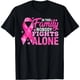 thumbnail image 1 of En Esta Familia Nadie Lucha Solo Camiseta de Concienciación sobre el Cáncer de Mama, 1 of 7