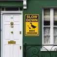 thumbnail image 4 of BTFSigns 16" x 12" Aluminum Duck Crossing Signs, Slow Down Sign For Yard,Funny Traffic Sign Wall Decor Rust-Resistant, Easy to Install, Ideal for Streets, Driveways, Wall Art and Outdoor Decor, 4 of 5