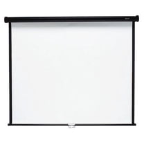 Quartet Manual Projection Screen 1:1 - Matte White - 70" x 70" - Wall Mount, Ceiling Mount