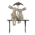 thumbnail image 1 of Bunny Lovers on Bench Garden Decor, 1 of 1