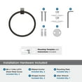 thumbnail image 5 of Open Box Amerock Monument Oil-Rubbed Bronze Closed Towel Ring, 5 of 8