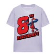 thumbnail image 1 of Spider-Man Womens 8th Birthday T-Shirt, 1 of 6