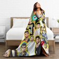 thumbnail image 6 of Blanket Zayn Malik Soft and Comfortable Warm Fleece Throw Blankets Yoga Blankets Beach Blanket Picnic Blankets Gift for Dorm Room Office Decor Sofa Bed Camping Travel All Season, 6 of 6