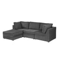 thumbnail image 1 of Sala Modular con Taburete 3 Plazas Dicasa Versa Gris, 1 of 8