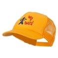 thumbnail image 2 of My Dad Embroidered Youth Foam Golf Mesh Cap - Gold OSFM, 2 of 5