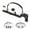 MachineGun Black, variant on VR Gunstock for Meta Quest 3, Quest 3S Rifle-Like or Dual-Pistol Handle VR Gun Stock Quest3 VR Games Accessories Connect to Touch Controller, Real Game Feeling