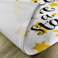 thumbnail image 5 of Ambesonne Saying Place Mats Set of 4, Star Phrase, Standard Size, Earth Yellow Black, 5 of 6