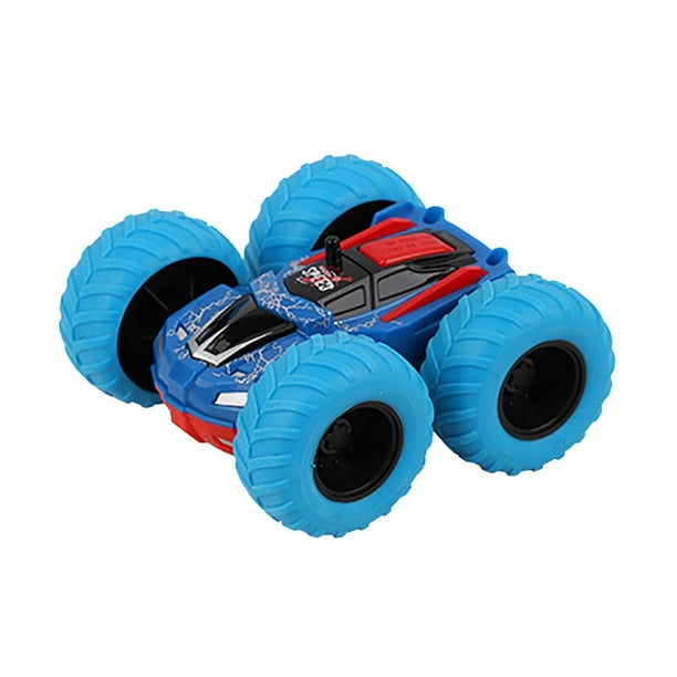 Fricción de inercia de doble cara para camiones Toy Pull Back Cars, 2 piezas