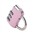 thumbnail image 3 of Luggage Box Resettable Combination Lock Padlock 3 Digit Number Pink, 3 of 8