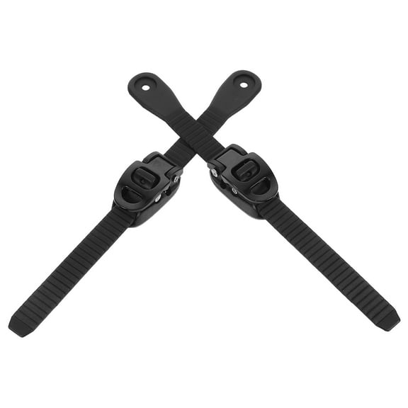 Pawsdot Roller Skate Buckle Strap Black PVC Portable Fixing Leash for Skaters