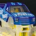 thumbnail image 6 of Monster Jam, Official Blue Thunder Chase Monster Truck, Die-Cast Vehicle, 1:64 Scale, Kids Toys for Boys Ages 3 and up, 6 of 7