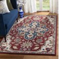 thumbnail image 2 of SAFAVIEH Aspen Jerred Oriental Wool Area Rug, Red/Blue, 6' x 9', 2 of 5