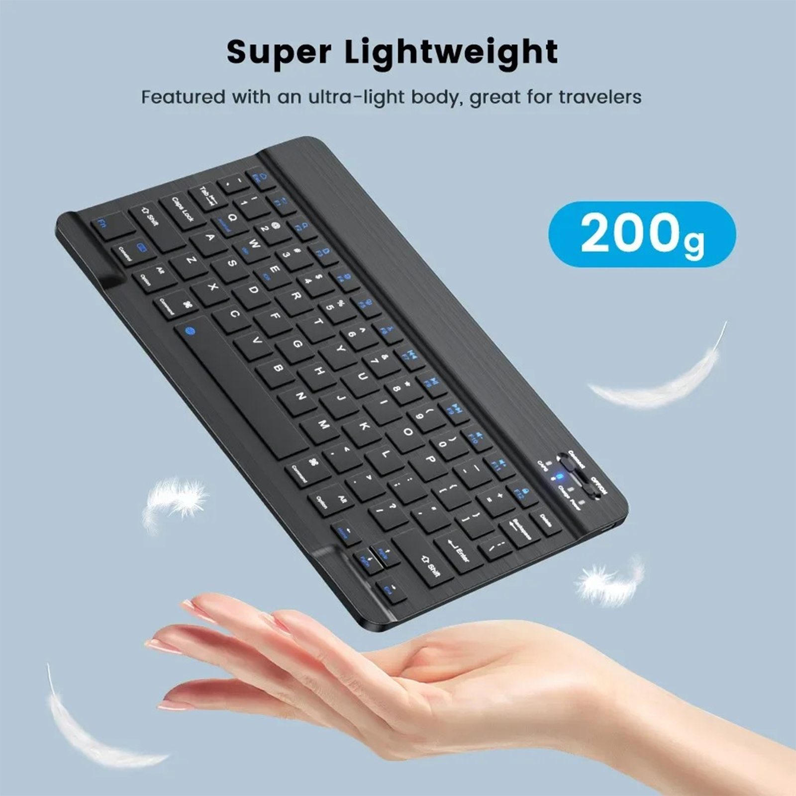 Mini Bluetooth Wireless Keyboard and Mouse Set English Keypad For iPAD IOS Android Windows Tablet 