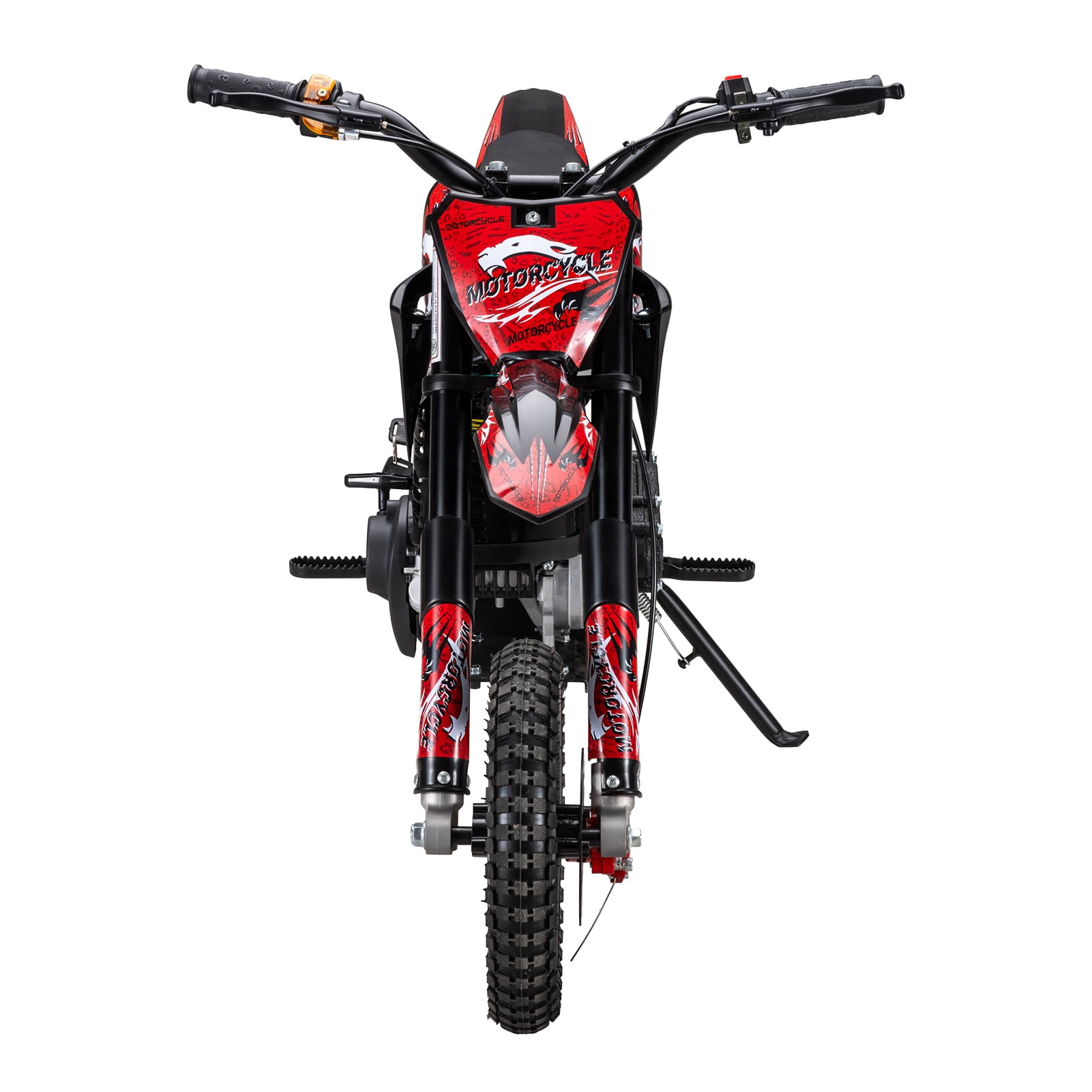 TidBay Kids Mini Dirt Bike, 40CC 4-Stroke Gas Powered Motorcycle with Off-Rode Tire, Shock Absorption, Front Rear Disc Brakes, Pocket Motorbike Up to 35KM/H Max Load 265LBS