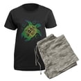 thumbnail image 5 of CafePress - Sea Turtle Pajamas - Women's Short Sleeve Print T-Shirt and Pants Dark Cotton Pajama Set, 5 of 7