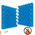 thumbnail image 5 of 12Pack Acoustic Foam Panels Egg Crate Foam Sound Proof Padding 1 InchX12 InchX12 Inch Studio Acoustical Treatments Foam, 5 of 8