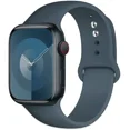 thumbnail image 1 of Correa de silicona para Apple Watch, pulsera deportiva de 44mm, 45mm, 40mm, 41mm, 42-38mm y 45 mm, serie iwatch 8 7 6 5 4 3 SE 9 Ultra 2 49mm, 1 of 5