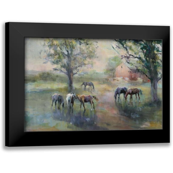Hageman, Marilyn 14x11 Black Modern Framed Museum Art Print Titled - Daybreak on the Farm