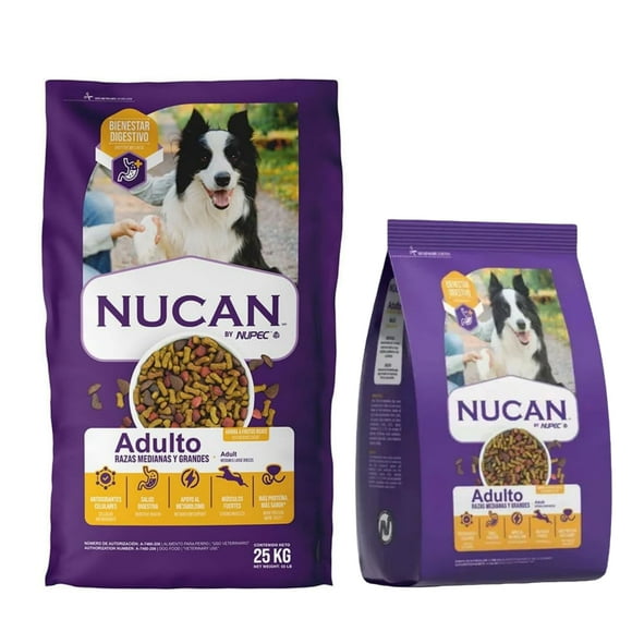 Nucan Adulto 25 Kg + Nucan Adulto 1.8 Kg