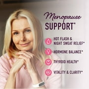 Menopause Support Gummies for Hormone Balance | Hot Flashes, Night Sweats & Bloating Support | 60 Ct
