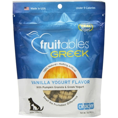 Fruitables Vanilla Greek Yogurt Dog Treats, 7 Oz