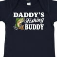 thumbnail image 4 of Inktastic Daddy's Fishing Buddy with White Text Boys Baby Bodysuit, 4 of 5