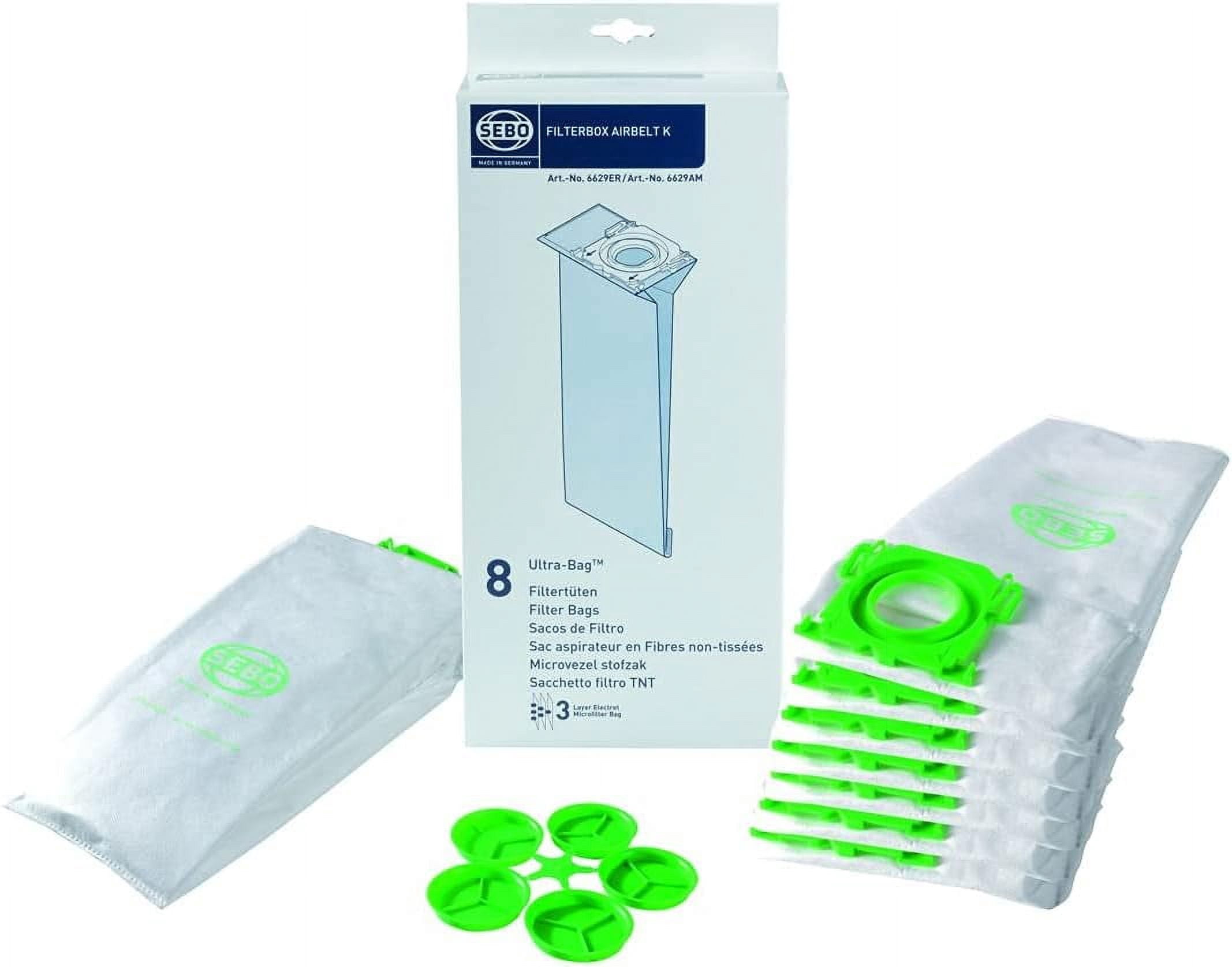 Compact-Tristar Vacuum Bags, Microfiltration With Closure - 12 Pack, Universal Fit
