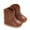 Brown, variant on Usaibhir Infant Toddle Baby Cowboy Cowgirl Boots Western First Walker Shoes Boys Girls PU Leather Round Toe Boots Winter All Seasons for 0-18M
