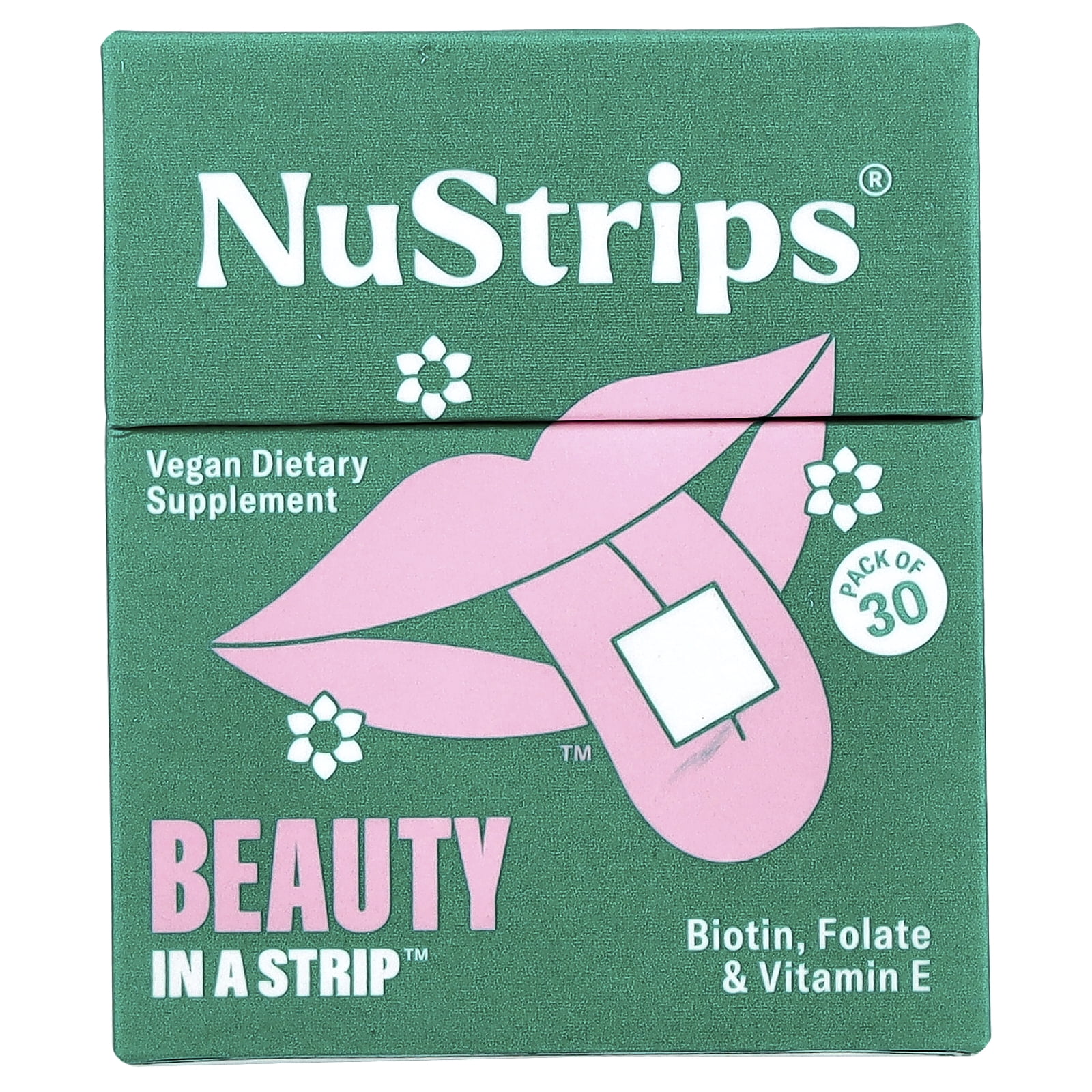 NuStrips Beauty in a Strip™ (30 Ct) - Biotin, Folate and Vitamin E