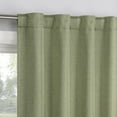 thumbnail image 3 of Sun Zero Vance 2-Piece Magnetic Closure 100% Blackout Back Tab Curtain Panel Pair, 37"x63", Sage Green, 3 of 9