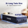 thumbnail image 2 of Colchón inflable VOSSER Twin XL 203 x 99 x 46 cm con bomba integrada 110 V, 2 of 9