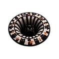 thumbnail image 7 of Halloween 3D Rugs Optical Illusion, All-Weather Black Cat 3D Optical Illusion Rugs, Front Door Mat for Indoor, Outdoor, Entrance, Patio & Porch, Halloween Illusions Rug for Home, 7 of 7