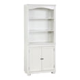 thumbnail image 4 of Omni 4-Shelf Solid Wood Bookcase, Luminous White, 4 of 8