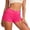 Hot Pink, variant on Swim Shorts Summer Solid Color Swimsuit Bottoms with Ruffle Detail and High Waist for Beach and Pool Swimsuit Bottoms for Women White S