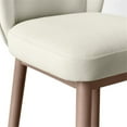thumbnail image 7 of Home Square 30.3" Mid-Century Velvet Barstool in Cream - Set of 3, 7 of 7