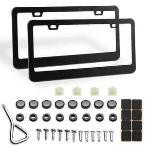 Cyrico Stainless Steel License Plate Frames