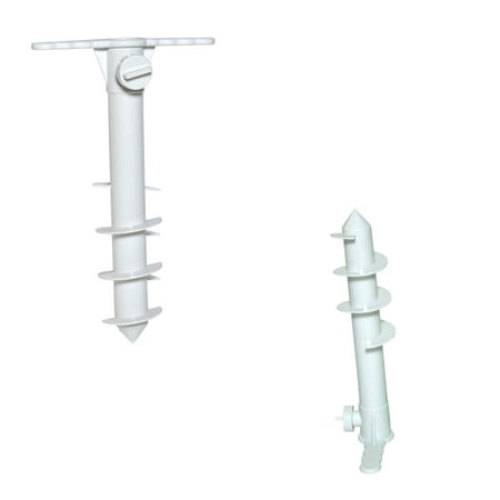 Patio Umbrella Anchors Copa NEW Style Improved Quality Beach Umbrella Anchor Sand Auger and Fishing Pole Sand Anchor ()