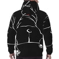 thumbnail image 7 of Lsque Animal Bulldog Pattern Casual Men's Hoodie,Hooded Sweatshirt with Kangaroo Pocket,Pullover Hoodie-X-Large, 7 of 7