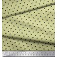 thumbnail image 2 of Soimoi Moss Georgette Fabric Swallow Bird Small Printed Craft Fabric by The Yard 42 Inch Wide, 2 of 3